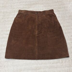Vintage Ralph Lauren Suede Skirt